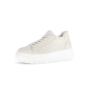Gabor - sneakers cuir - crème