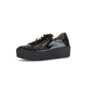 Gabor - sneakers vernies - noir