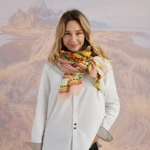 Storiatipic - foulard Athena rose print