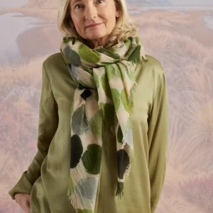 Storiatipic - foulard Betty vert print
