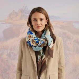 Storiatipic - foulard Lorie ciel print